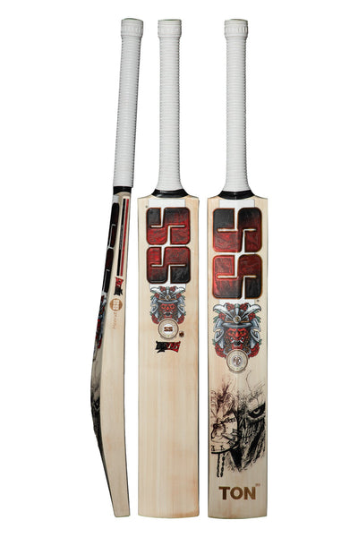 SS Devils Red English Willow Cricket Bat - Global Sport Studio