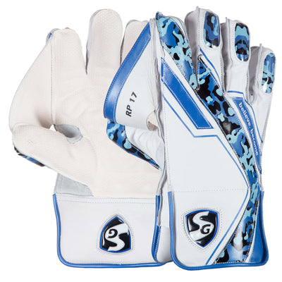 SG R17 (Rishabh Pant) Wicket Keeping Gloves (Blue) - Global Sport Studio (GSS)