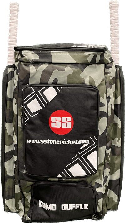 SS Camo Duffel Cricket Kit Bag - Green - Global Sport Studio (GSS)
